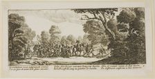 Discovery of the Criminal Soldiers, plate nine from The Large Miseries of War, n.d. Creator: Gerard van Schagen