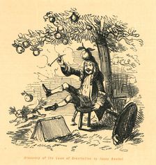 Discovery of the Laws of Gravitation by Isaac Newton 1897. Creator: John Leech