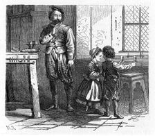 Discovery of the principle of the telescope, 17th century (1863). Creator: Unknown