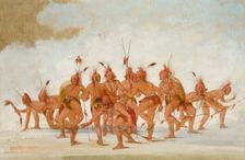 Discovery Dance, Sac and Fox, 1835-1837. Creator: George Catlin