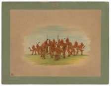 Discovery Dance - Saukie, 1861. Creator: George Catlin