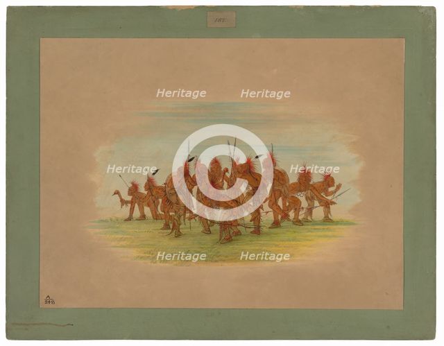 Discovery Dance - Saukie, 1861. Creator: George Catlin.