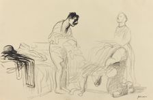 Discharged from Military Service, c. 1914/1919. Creator: Jean Louis Forain