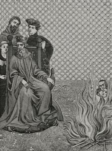 Disciples of the Parisian philosopher and theologian Amalric of Bena tried in 1210...1877. Creator: Unknown