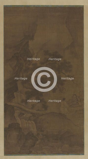 Discussing the Dao in the Shade of Pines, 14th century. Creator: Unknown.