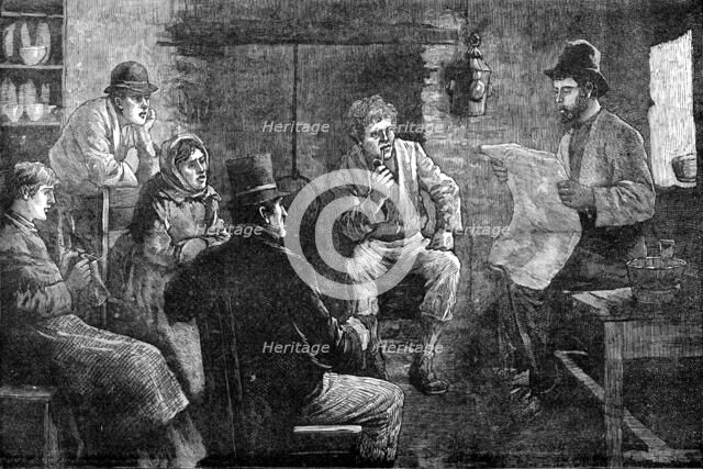 Discussing the new Irish Land Act, 1881. Creator: Unknown.