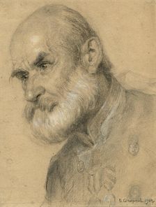 Disabled Retiree of the Imperial Guard. Irkutsk, 1904. Creator: Boris Vasilievich Smirnov