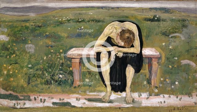 Disappointed Soul, ca 1891. Creator: Hodler, Ferdinand (1853-1918).