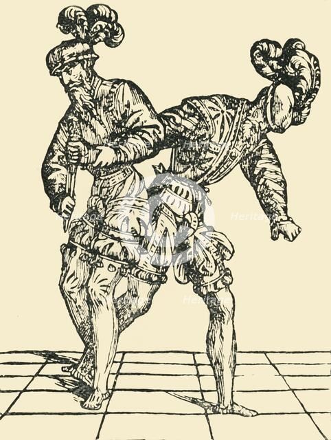 Disarmament against the dagger, c1536, (1903).  Creator: Unknown.