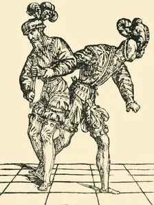 Disarmament against the dagger, c1536, (1903). Creator: Unknown