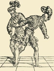 Disarmament against the dagger, c1536, (1903). Creator: Unknown