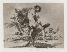 Disasters of War: Pl. 37, This is worse , 1810-1813. Creator: Francisco de Goya (Spanish, 1746-1828); Real Academia