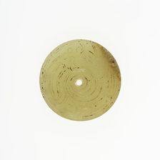 Disc with Coiled Dragon, Western Zhou period, 10th/9th century B.C. Creator: Unknown