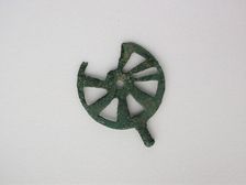 Disc with Flange, Geometric Period (800-600 BCE). Creator: Unknown