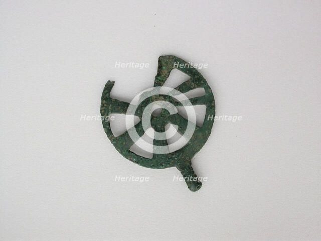 Disc with Flange, Geometric Period (800-600 BCE). Creator: Unknown.