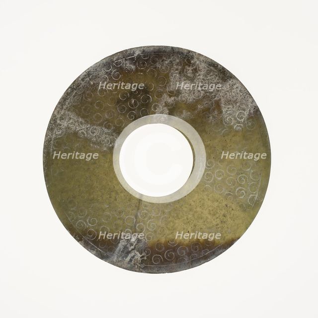 Disc (bi), Eastern Zhou period or Western Han dynasty, 3rd/2nd century B.C. Creator: Unknown.