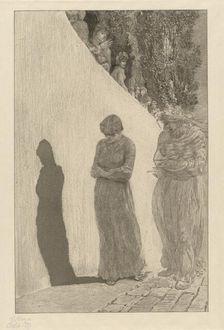 Disgrace (Schande): pl. 9, 1878. Creator: Max Klinger