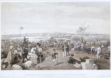 Disembarkation of the Expedition to Kertch at Kamish Bournou 1855. Artist: E Walker