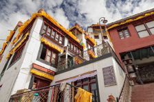 Diskit Monastery, Nubra Valley, Ladakh, India, 2023. Creator: Peter Thompson