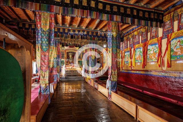 Diskit Monastery, Nubra Valley, Ladakh, India, 2023. Creator: Peter Thompson.