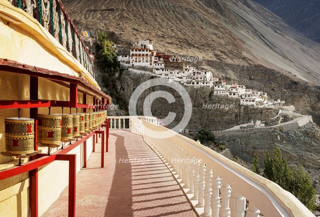 Diskit Monastery, Nubra Valley, Ladakh, India, 2023. Creator: Peter Thompson.