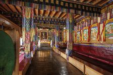 Diskit Monastery, Nubra Valley, Ladakh, India, 2023. Creator: Peter Thompson
