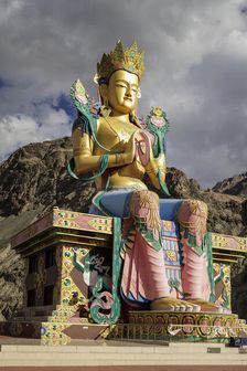 Diskit Chamba, Nubra Valley, Ladakh, India, 2023. Creator: Peter Thompson