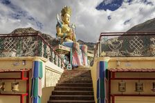 Diskit Chamba, Nubra Valley, Ladakh, India, 2023. Creator: Peter Thompson