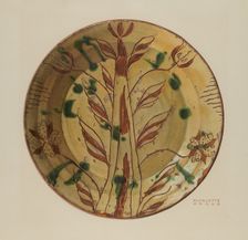 Dish, 1935/1942. Creator: Charlotte Angus