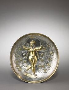 Dish: The Goddess Anahita, 400-600. Creator: Unknown
