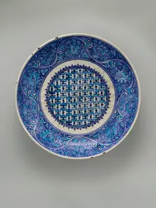 Dish, Turkey, mid-16th century. Creator: Unknown