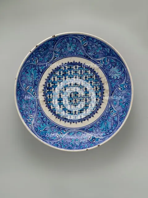 Dish, Turkey, mid-16th century. Creator: Unknown.