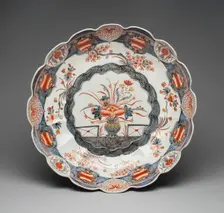 Dish, Vienna, 1725/30. Creator: Du Paquier Porcelain Manufactory