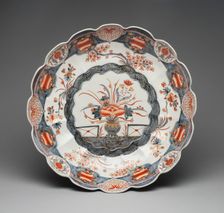 Dish, Vienna, 1725/30. Creator: Du Paquier Porcelain Manufactory