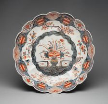 Dish, Vienna, 1725/30. Creator: Du Paquier Porcelain Manufactory