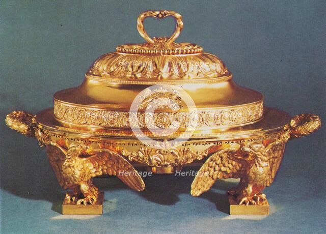 'Dish warmer and cover, c.1820', 1953. Artist: Unknown.