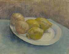 Dish with Citrus Fruit, 1887. Creator: Gogh, Vincent, van (1853-1890)