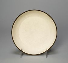 Dish with Dragons, Peonies, and Stylized Clouds, Song dynasty (960-1279). Creator: Unknown