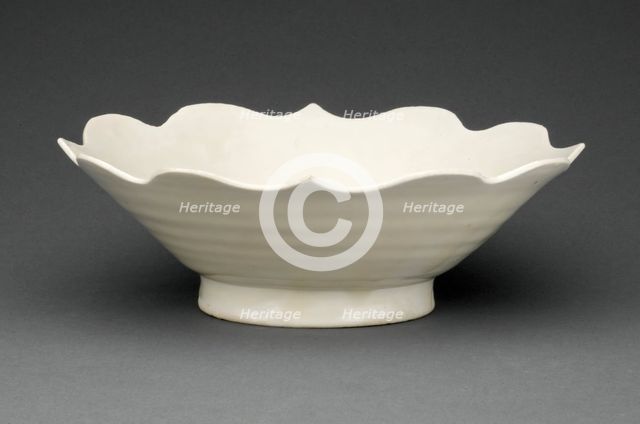 Dish with Flaring, Lobed, and Barbed Rim, Five Dynasties period (907-960). Creator: Unknown.