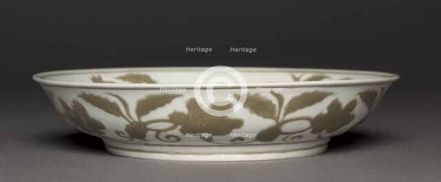 Dish with Flowers and Fruit, 1488-1505. Creator: Unknown.