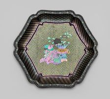 Dish with Images of Ancient Bronzes, Qing dynasty (1644-1911). Creator: Unknown