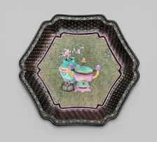Dish with Images of Ancient Bronzes, Qing dynasty (1644-1911). Creator: Unknown