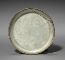 Dish with Incised Scroll Design, 900s-1100s. Creator: Unknown