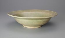 Dish with Incised Rings, 14th century. Creator: Unknown