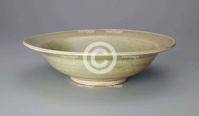 Dish with Incised Rings, 14th century. Creator: Unknown.