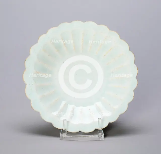 Dish with Lobed Cavetto and Foliate Rim, Song dynasty (960-1279), 11th/12th century. Creator: Unknown.