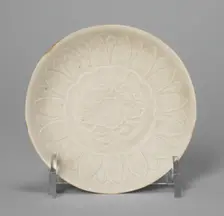 Dish with Lotus Flower and Petals, Song dynasty (960-1279). Creator: Unknown