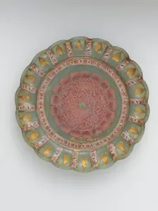 Dish with Peony, India, late 17th-early 18th century. Creator: Unknown
