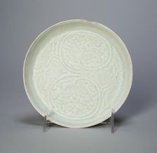 Dish with Peonies and Leaves, Song dynasty (960-1279). Creator: Unknown