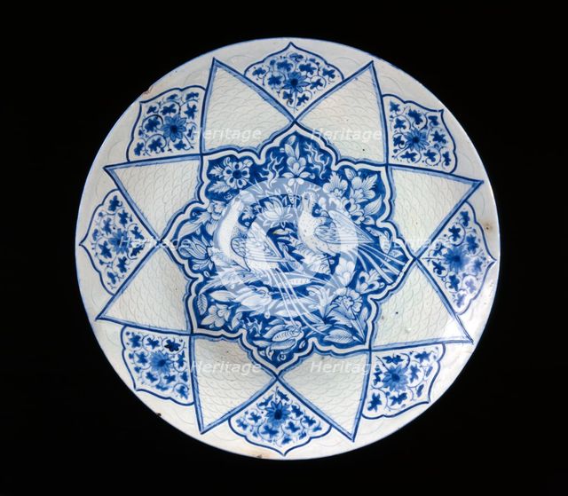 Dish with pheasants amid foliage, 17th century. Artist: Unknown.